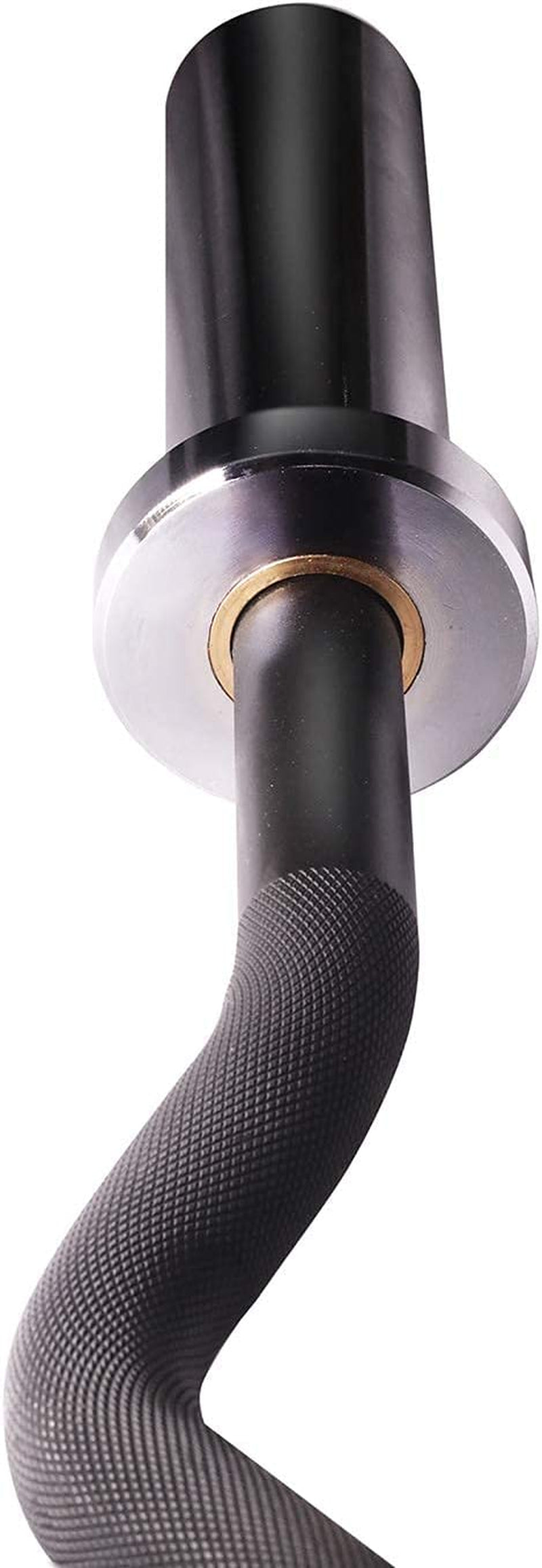 Olympic Barbell 47-Inch & 86-Inch EZ Curl Weight Bars – 350 lb and 1500 lb Capacity Chrome Barbells for Home and Gym Strength Training, Weightlifting, and Powerlifting