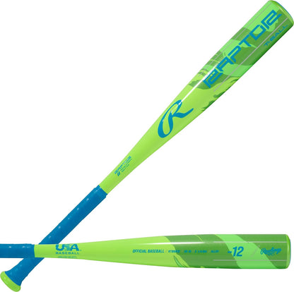 Raptor T-Ball Bat - USA -12 Drop, 2 1/4" Barrel, One-Piece Aluminum Construction