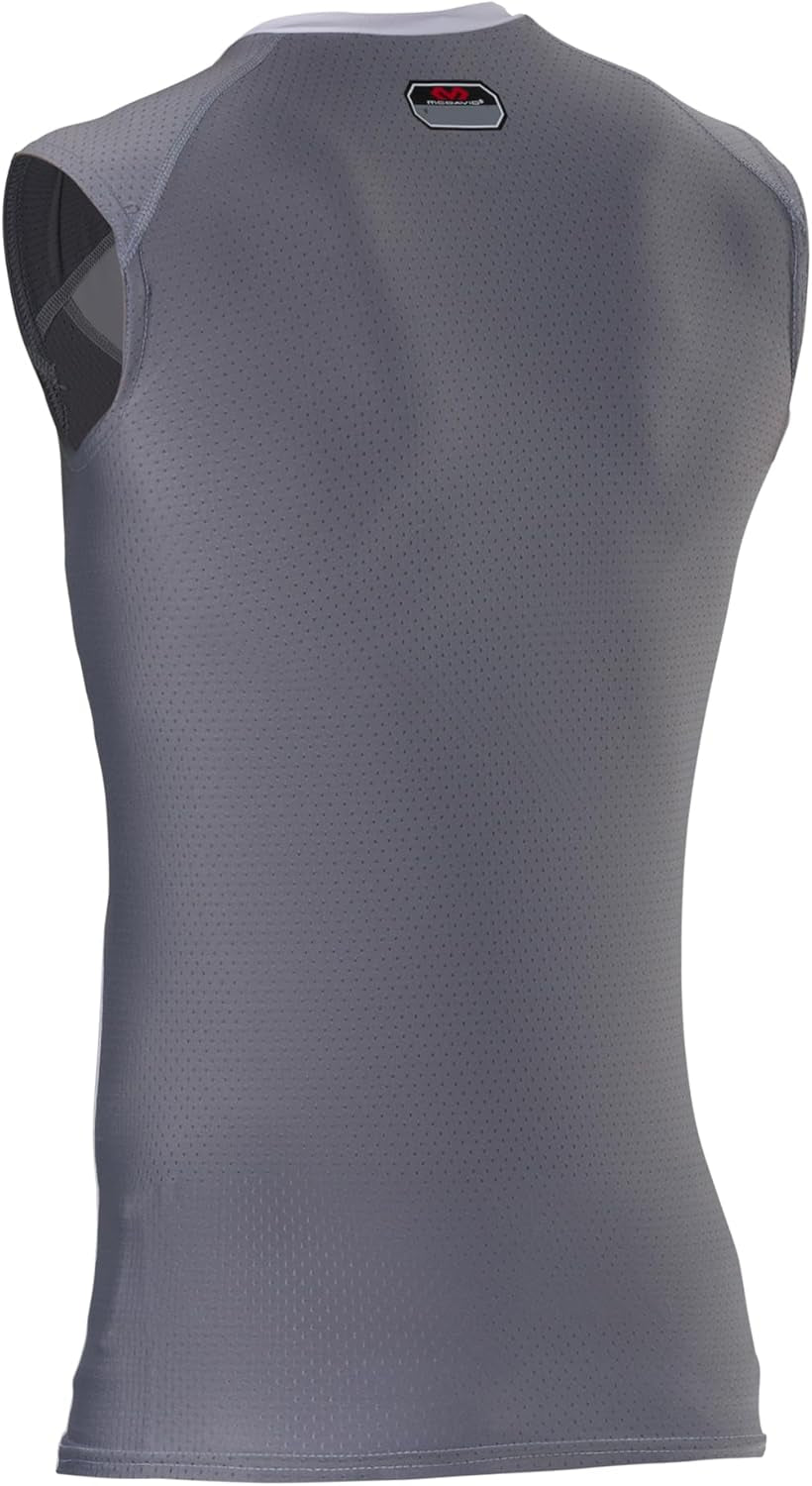 Youth Compression Shirt with HEX Padding for Chest Protection in Baseball