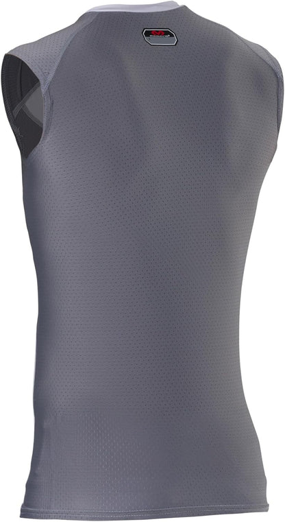 Youth Compression Shirt with HEX Padding for Chest Protection in Baseball