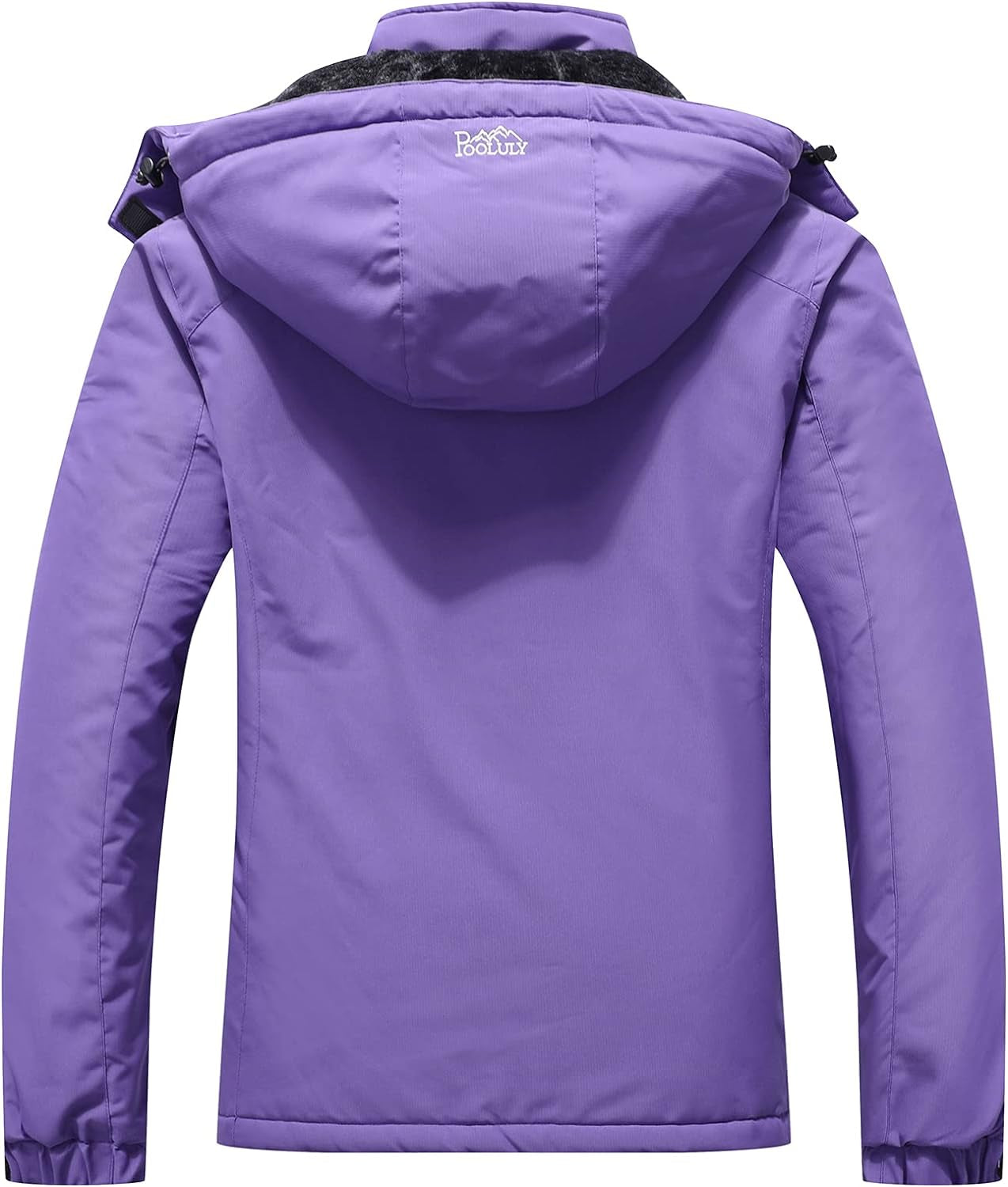Women's Waterproof Ski Jacket - Warm Winter Windbreaker with Hood for Snowboarding