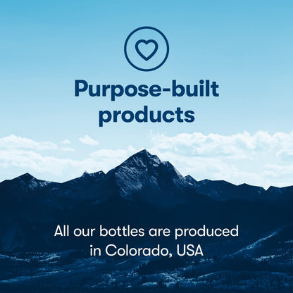 Sport Insulated Water Bottle - BPA-Free Squeeze Bottle with Handle (Fly Dye - Blood Orange, 24 Oz)