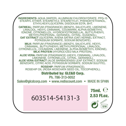 Deoderant Aloe Vera Antiperspirant, Odor Protection, All Day Fresh (2.53 Fl Oz/Pack of 1)