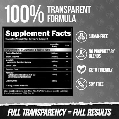 SUPERHUMAN POST - Post Workout Muscle Builder†