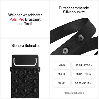 H10 Heart Rate Monitor Chest Strap - ANT+ and Bluetooth Waterproof HR Sensor for Men and Women