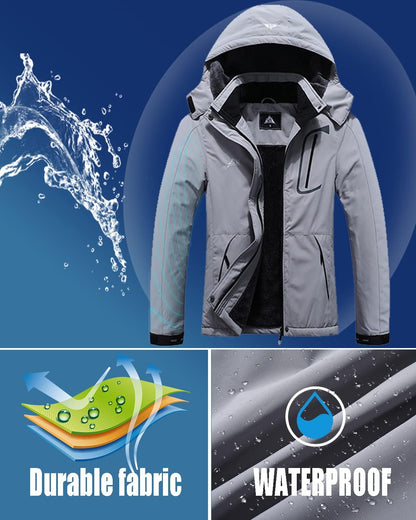 Women's Waterproof Ski Jacket - Insulated Winter Coat for Outdoor Activities, Hiking, and Snowboarding