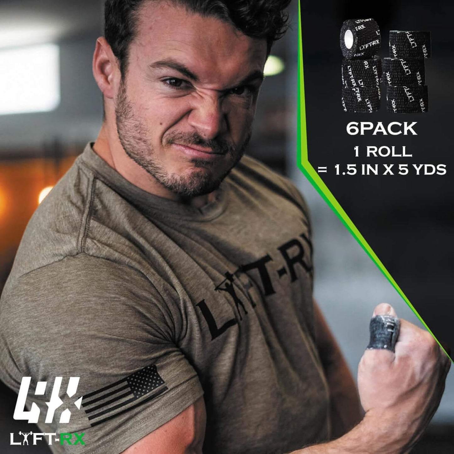 Premium Adhesive Weightlifting Hook Grip Tape for Olympic Weightlifting, Cross Fitness, and Athletic Performance - Thumb and Finger Protection, Enhanced Grip