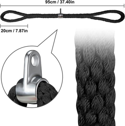 Tricep Rope, Press down Cable Machine Attachment Set, LAT Pulldown Attachment, Cable Machine Accessories for Home Gym, Exercise Machine Attachments Pulley System Gym Pull down Rope, Patented,Best Christmas Gifts for Men,Fitness Equipment,Home Gym Weight L