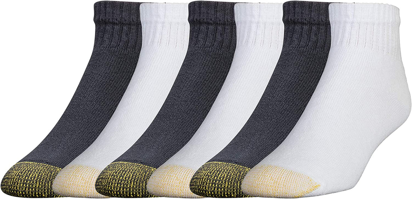 Men's 656P Cotton Ankle Athletic Socks - Multiple Pairs