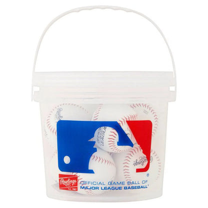 Official League Recreational Practice Baseballs for Youth (8U) - OLB3 Bucket - 8 Count