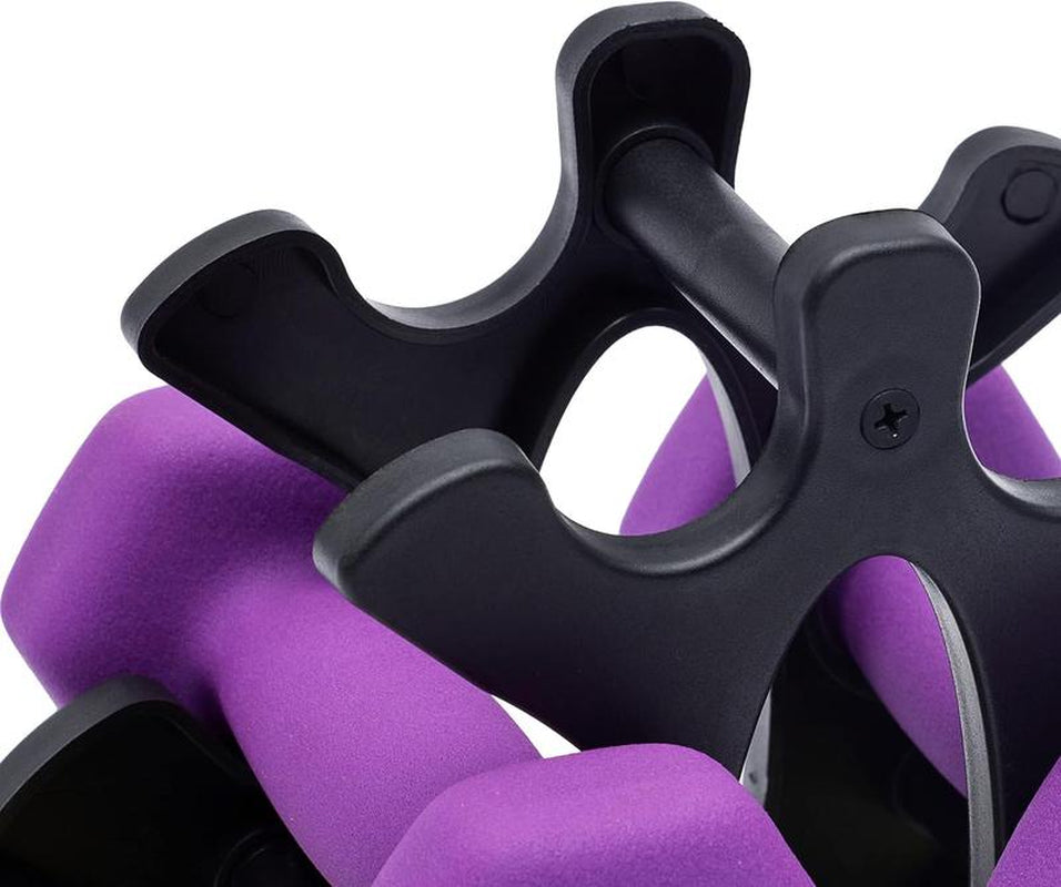 "Basics Neoprene Dumbbells – Soft Grip Hand Weights for Home Workouts & Fitness"