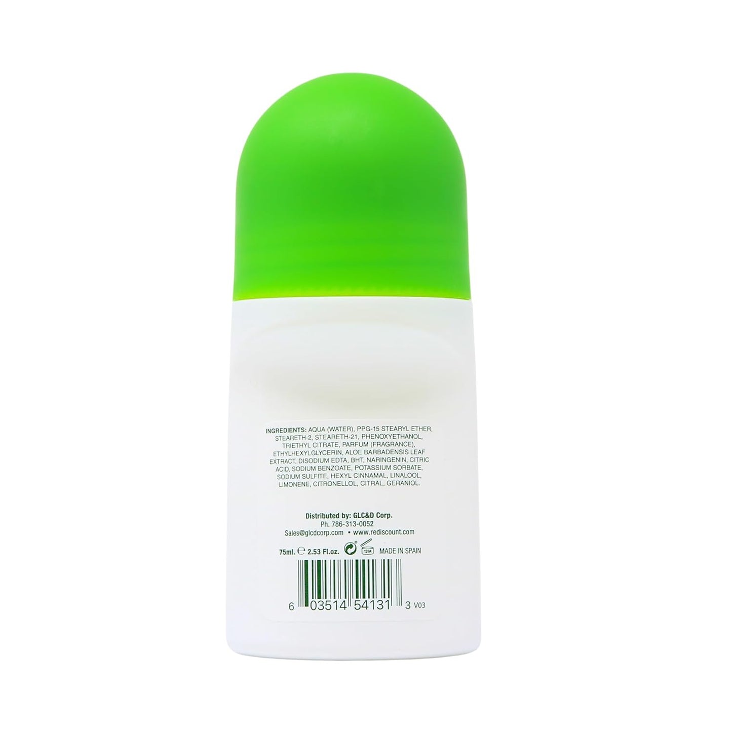 Deoderant Aloe Vera Antiperspirant, Odor Protection, All Day Fresh (2.53 Fl Oz/Pack of 1)