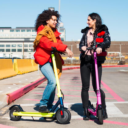 Journey Electric Scooter - 14 MPH Top Speed, 16 Mile Range, 5 Hour Charge Time, LCD Display, 8.5 Inch High-Grip Tires, 220 LB Weight Capacity, Certified Safe for All Ages