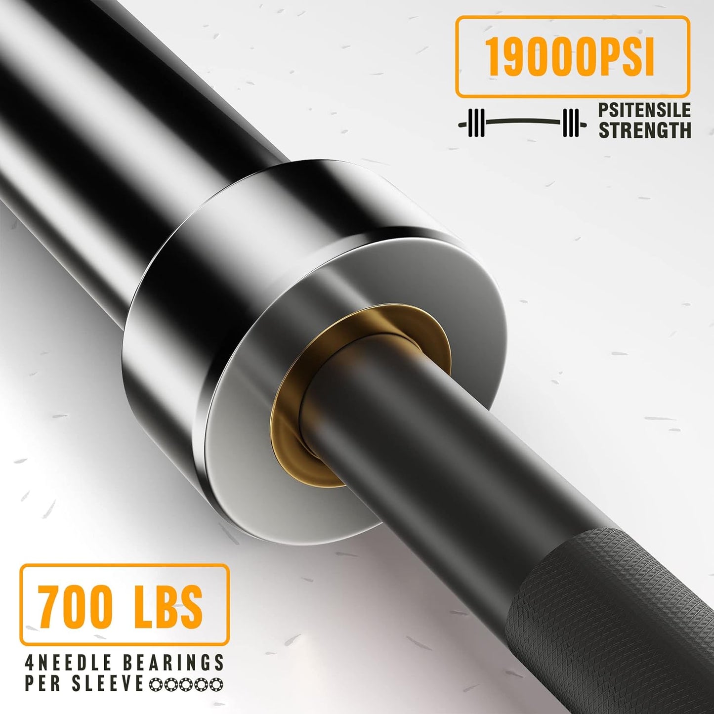 Olympic EZ Curl Barbell - Available in 330LB, 700LB, 1000LB, and 1500LB for Bicep Curls, Squats, and Weightlifting
