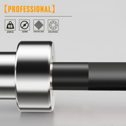 Olympic EZ Curl Barbell - Available in 330LB, 700LB, 1000LB, and 1500LB for Bicep Curls, Squats, and Weightlifting