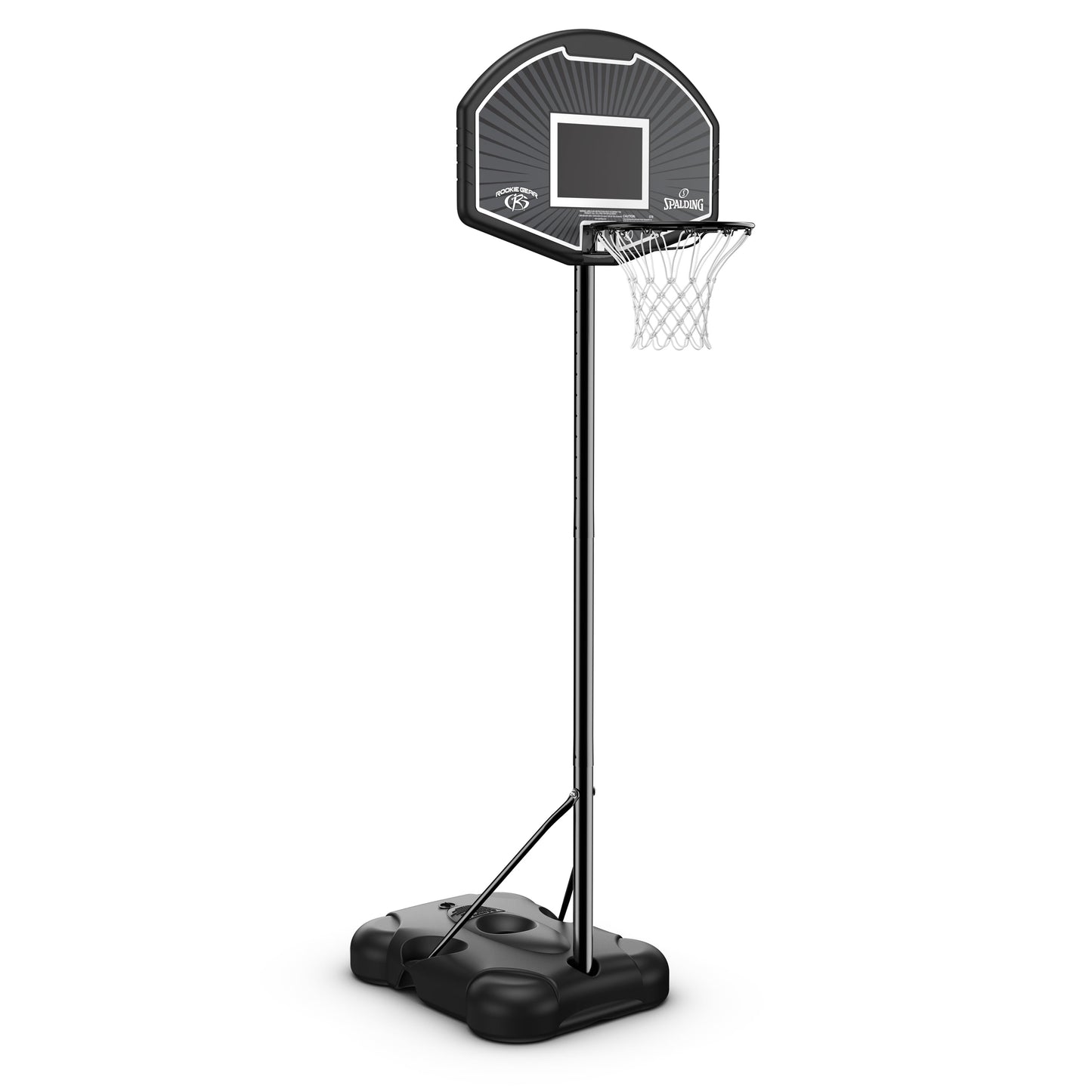 32-Inch Portable Basketball Hoop with Eco-Composite Backboard and Adjustable Height for Outdoor Use