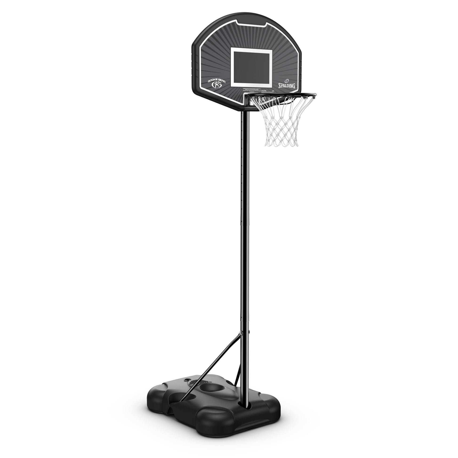 32-Inch Portable Basketball Hoop with Eco-Composite Backboard and Adjustable Height for Outdoor Use