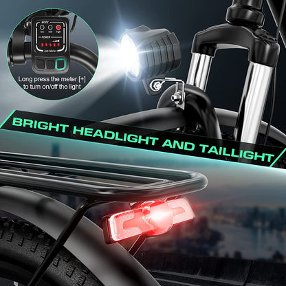 26" Electric Cruiser Bike - 500W E-Bike for Adults, 20MPH Speed, 48V Removable Battery, 7-Speed Professional Electric City Commuter Bicycle