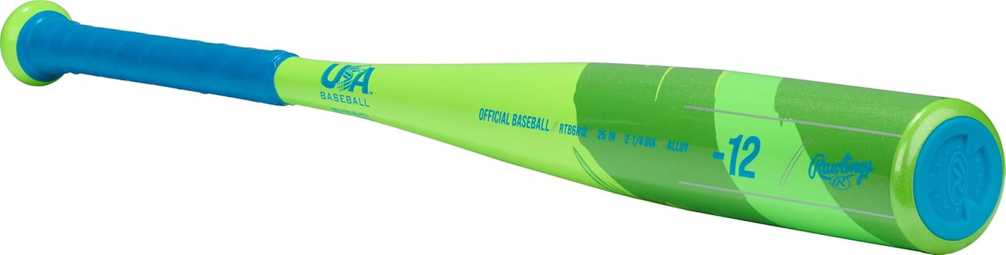 Raptor T-Ball Bat - USA -12 Drop, 2 1/4" Barrel, One-Piece Aluminum Construction