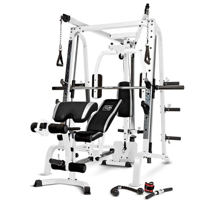 Pro Smith Cage Total Body Workout System in White