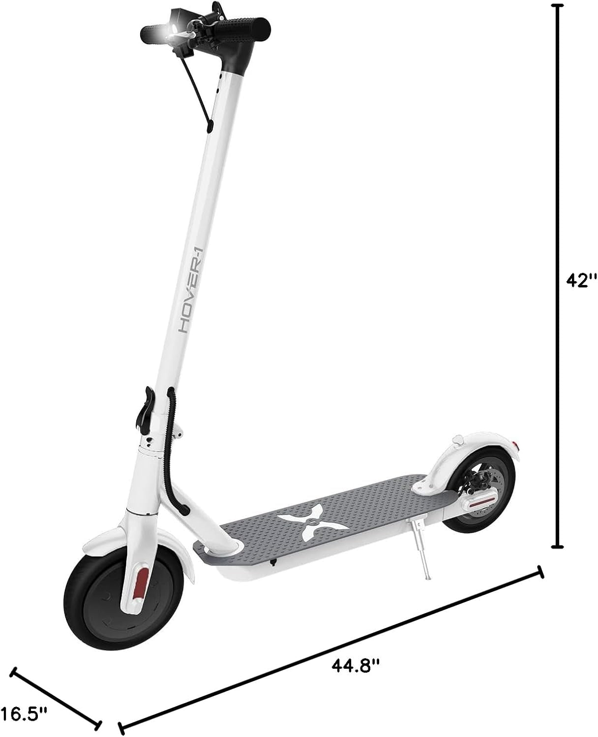 Journey Electric Scooter - 14 MPH Top Speed, 16 Mile Range, 5 Hour Charge Time, LCD Display, 8.5 Inch High-Grip Tires, 220 LB Weight Capacity, Certified Safe for All Ages