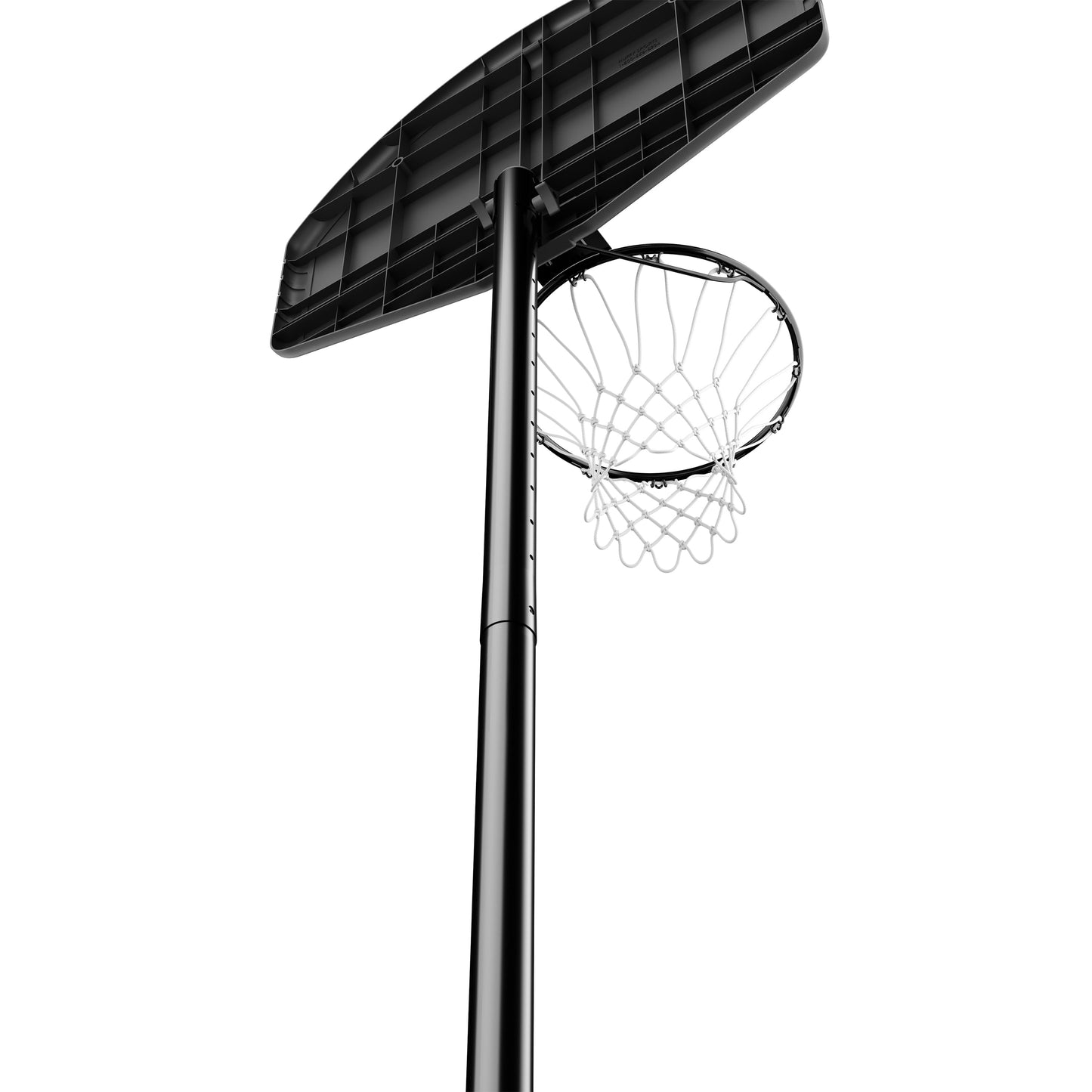 32-Inch Portable Basketball Hoop with Eco-Composite Backboard and Adjustable Height for Outdoor Use